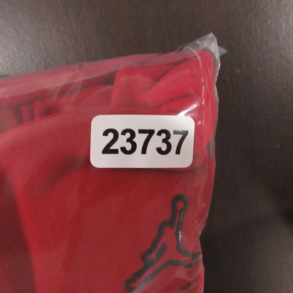 Air Jordan Sweater Mens Medium Red Jump Man Logo Pullover Hoodie Sweatshirt
